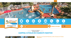 Desktop Screenshot of camping-les-loges.com