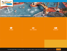 Tablet Screenshot of camping-les-loges.com
